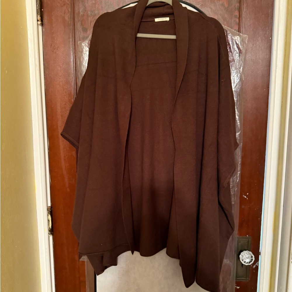 Brown Cape Shawl